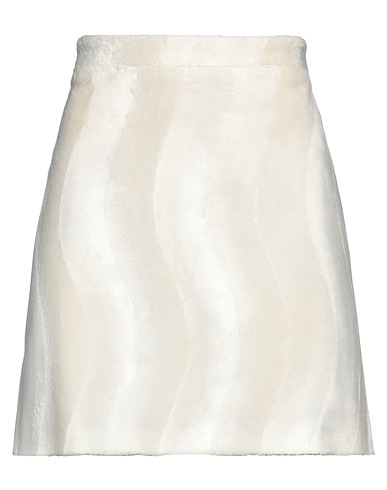 BE BLUMARINE Mini skirt Ivory 100% Polyester