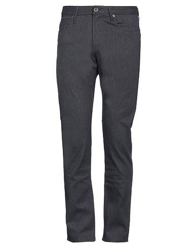 EMPORIO ARMANI 5-pocket Midnight blue 56% Cotton, 27% Polyester, 15% Viscose, 2% Elastane