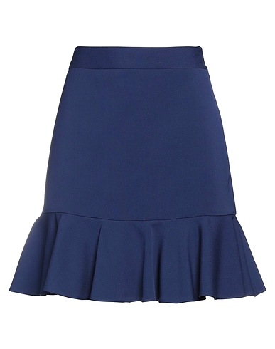 PHILOSOPHY di LORENZO SERAFINI Mini skirt Blue 96% Viscose, 4% Elastane