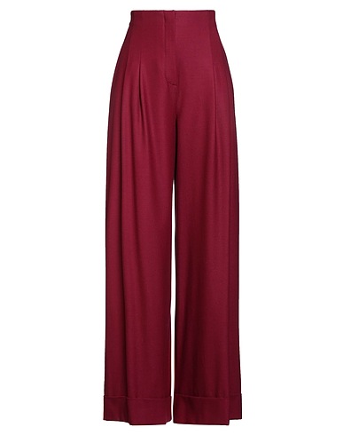 ALBERTA FERRETTI Casual trouser Garnet 96% Virgin Wool, 4% Elastane