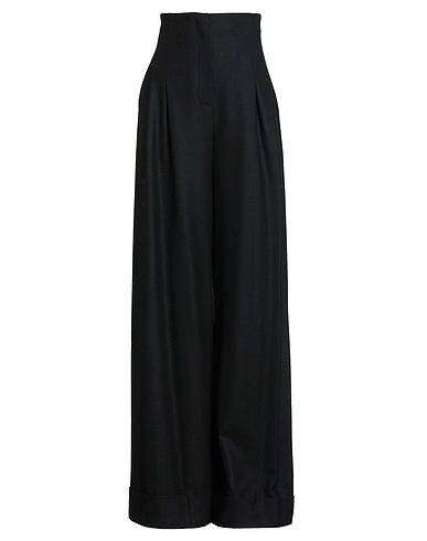ALBERTA FERRETTI Casual trouser Black 96% Virgin Wool, 4% Elastane
