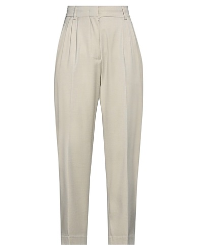 ERIKA CAVALLINI Casual pants Sand 55% Virgin Wool, 28% Polyester, 15% Viscose, 2% Elastane