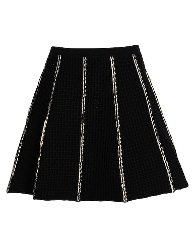 SANDRO Minirock NERO 47% Viskose, 27% Polyamid, 24% Polyester, 2% Lamous™