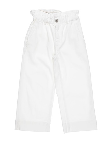 DONDUP Denim pants White 92% Cotton, 6% Elastomultiester, 2% Elastane