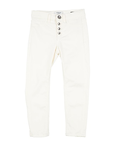 DONDUP Denim trousers Cream 88% Cotton, 7% Elastomultiester, 5% Elastane