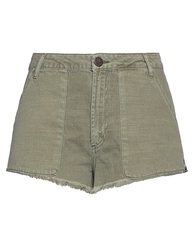 ONE TEASPOON Shorts & Bermuda Military green 100% Cotton