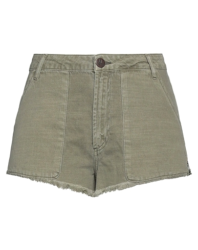 ONE TEASPOON Shorts & Bermuda VERDE MILITARE 100% Cotton