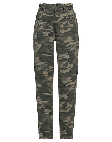ONE TEASPOON Casual trouser Military green 100% Cotton