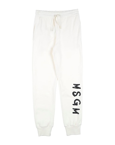 MSGM Hosen KIDS AVORIO 100% Baumwolle