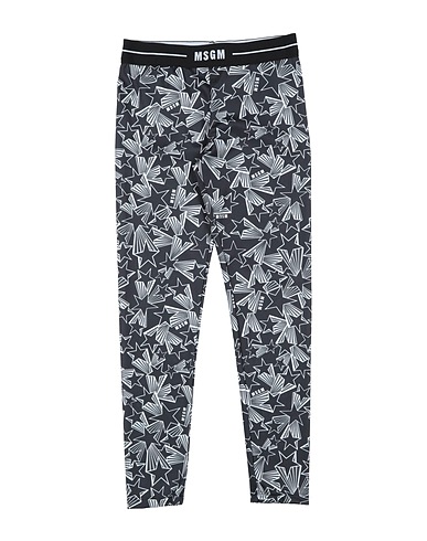MSGM Leggings KIDS Black 82% Polyester, 18% Elastane