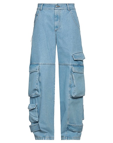 GCDS Denim trousers Blue 100% Cotton