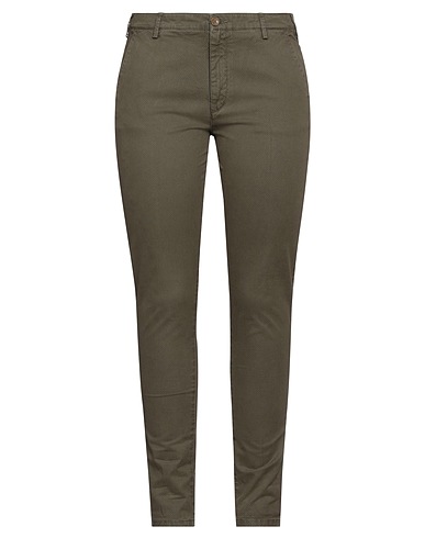 40WEFT Pantalone Verde militare 98% Cotone, 2% Elastan