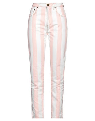 ONE TEASPOON Denim trousers Pink 100% Cotton