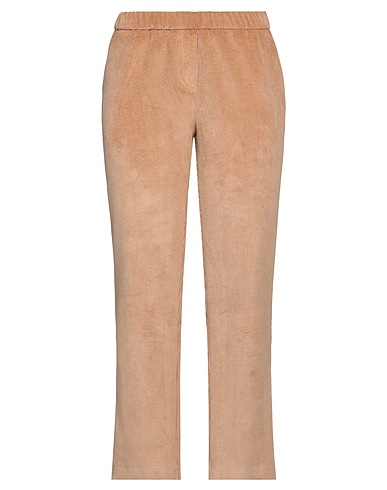 BLANCA LUZ Casual trouser Camel 88% Polyester, 11% Nylon, 1% Elastane