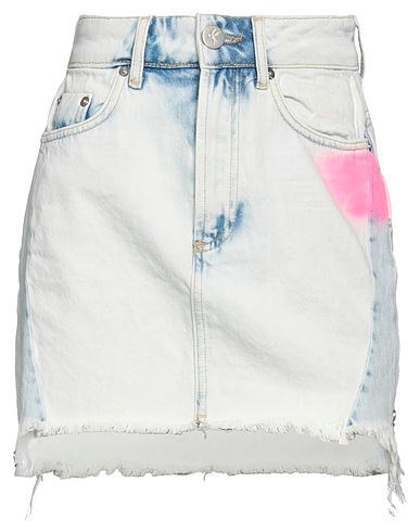 ONE TEASPOON Denim skirt Blue 100% Cotton