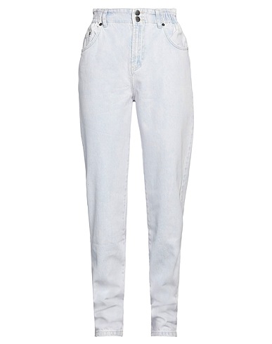 ONE TEASPOON Denim pants Lilac 100% Cotton