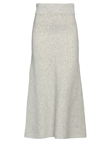 SANDRO Midi skirt Grey 100% Wool