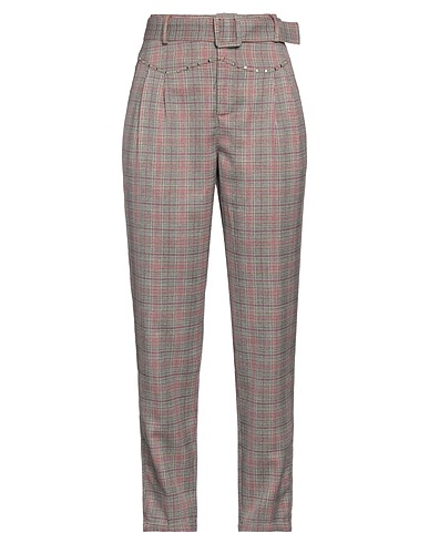 LIU •JO Casual trouser Taupe 63% Polyester, 33% Viscose, 2% Elastane, 2% Metal