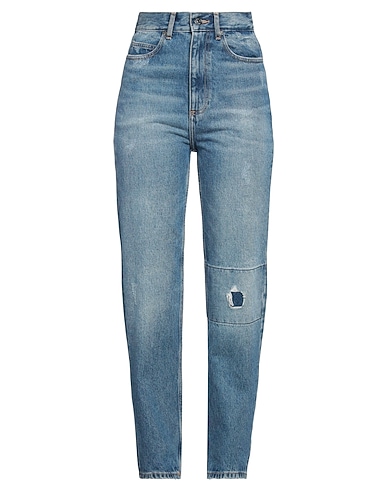 SANDRO Denim trousers Blue 100% Cotton