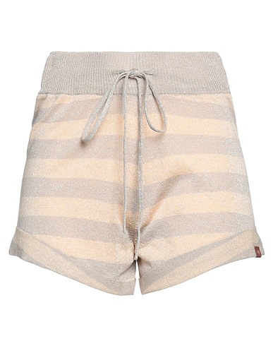 ONE TEASPOON Shorts & Bermuda Beige 79% Viscose, 21% Metallic fiber