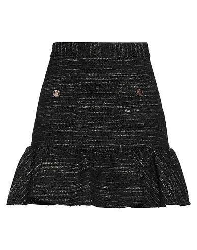 SANDRO Mini skirt 81% Polyester, 14% Synthetic fibers, 2% Cotton, 2% Metallic fiber, 1% Wool