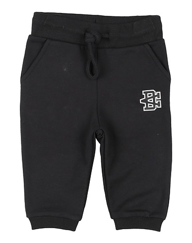 DANIELE ALESSANDRINI Casual pants Black 95% Cotton, 5% Elastane