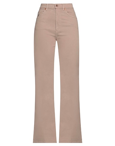 AVANTGAR DENIM by EUROPEAN CULTURE Casual trouser Light brown 98% Cotton, 2% Elastane