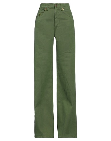 AVANTGAR DENIM by EUROPEAN CULTURE Casual trouser Green 98% Cotton, 2% Elastane
