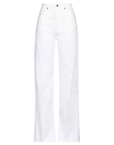 AVANTGAR DENIM by EUROPEAN CULTURE Pantalon Blanc 98% Coton, 2% Élasthanne