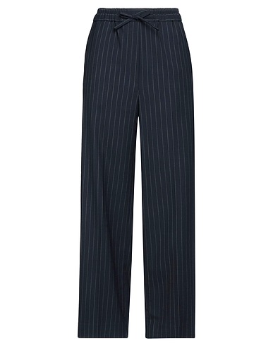SANDRO Casual trouser Midnight blue 54% Polyester, 44% Virgin Wool, 2% Elastane