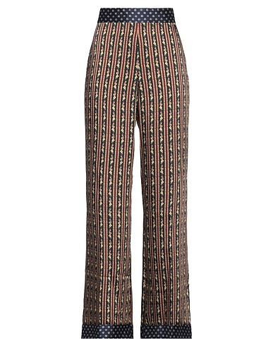 SANDRO Casual trouser Brown 100% Polyester, Cotton