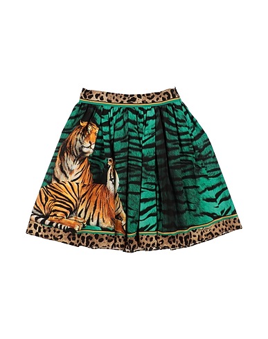 DOLCE&GABBANA Gonna Verde smeraldo 100% Cotone