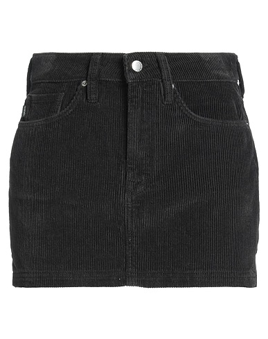 SUPERDRY Mini skirt Charcoal 100% Cotton