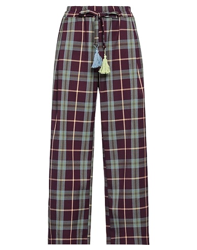 TENSIONE IN Casual trouser Plum 85% Polyester, 13% Viscose, 2% Elastane