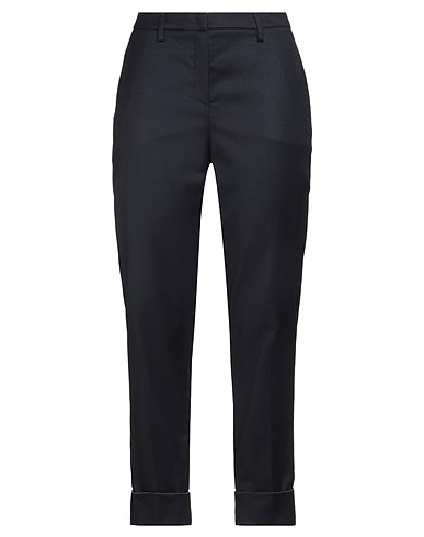 FABIANA FILIPPI Casual pants Midnight blue 94% Virgin Wool, 5% Polyamide, 1% Elastane, Brass