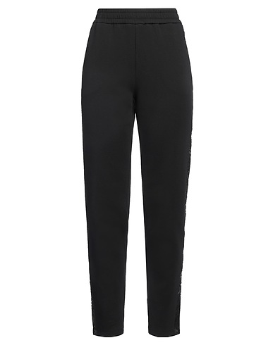 EMPORIO ARMANI Casual trouser Black 76% Cotton, 18% Polyester, 6% Elastane