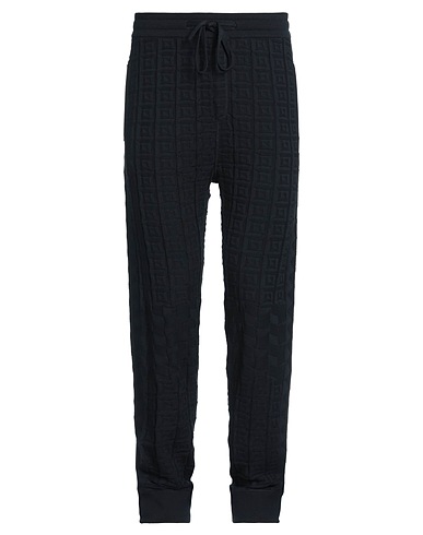 DOLCE&GABBANA Casual trouser Midnight blue 55% Silk, 45% Cotton