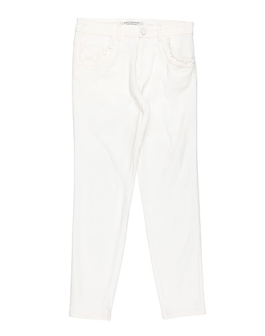 PHILOSOPHY di LORENZO SERAFINI Denim trousers White 97% Cotton, 3% Elastane