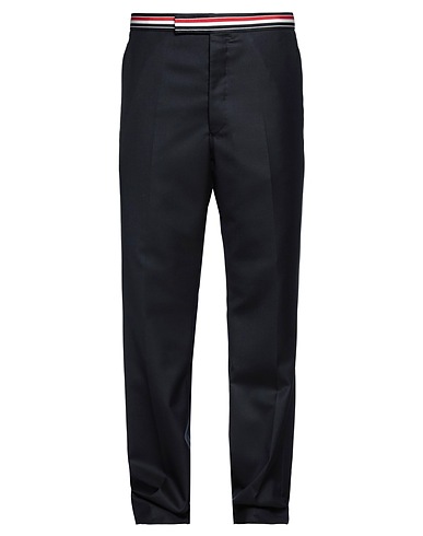 THOM BROWNE Casual trouser Navy blue 100% Wool