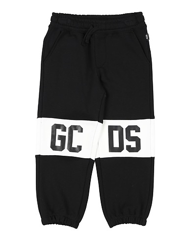 GCDS MINI Casual trouser Black 100% Cotton