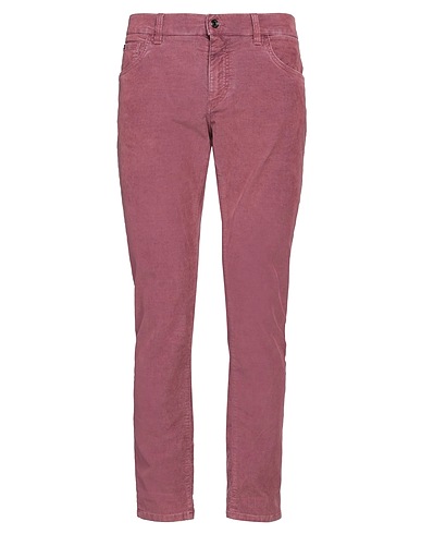 DOLCE&GABBANA 5-pocket Magenta 75% Cotton, 23% Polyester, 2% Elastane, Cow leather
