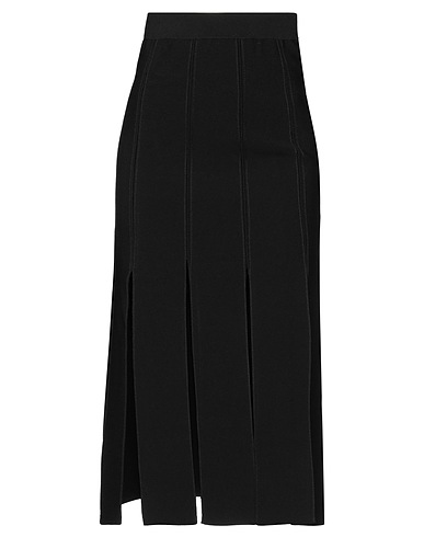 SANDRO Midi skirt Black 54% Viscose, 44% Polyamide, 2% Elastane, Polyester