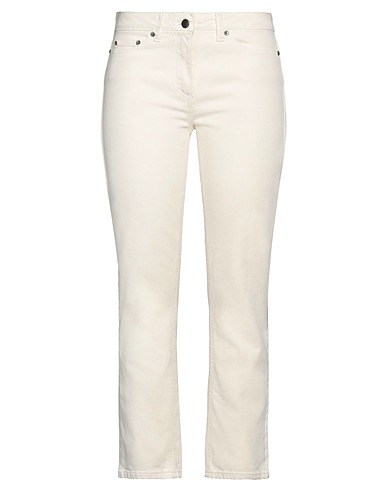 MR MASSIMO REBECCHI Denim trousers Cream 96% Cotton, 3% Other Fibres, 1% Lyocell