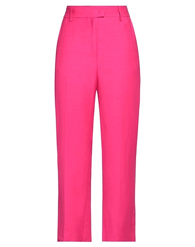 HANAMI D'OR Casual trouser FUCSIA 71% Viscose, 29% Linen, Acetate
