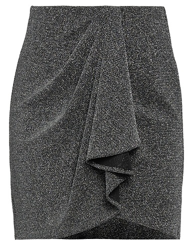 MARANT ÉTOILE Mini skirt Black 63% Polyamide, 32% Metallic Polyester, 5% Elastane