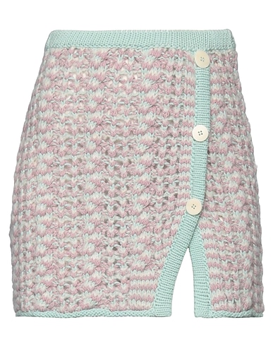 MARCO RAMBALDI Mini skirt Lilac 38% Synthetic fibers, 24% Wool, 23% Cotton, 10% Alpaca wool, 5% Merino Wool