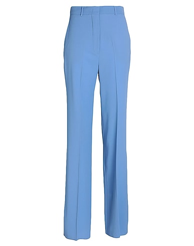 MAX MARA STUDIO Casual trouser Sky blue 100% Virgin Wool