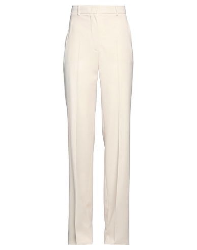MAX MARA STUDIO Casual pants Beige 100% Virgin Wool