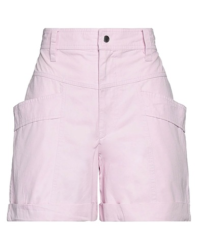 MARANT ÉTOILE Shorts & Bermuda Lilac 100% Cotton