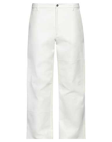 VALENTINO GARAVANI Casual pants White 99% Cotton, 1% Polyamide